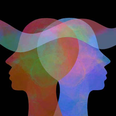 图形绘制心灵感应。同理心。用思想交流