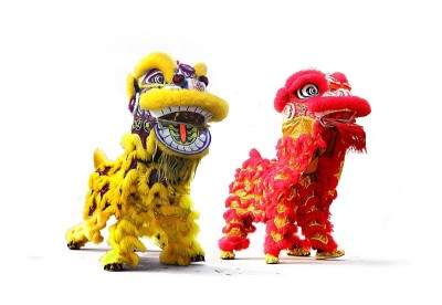 中国新年舞狮