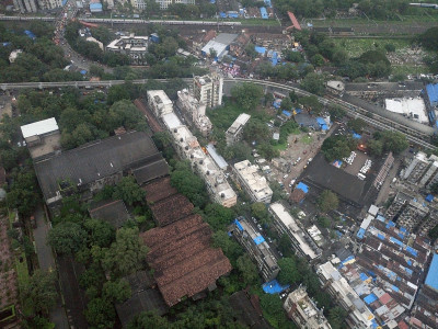 城市景观与天空