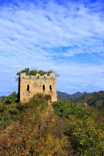 秋天，中国的长城