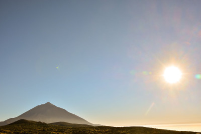 泰德火山国家公园的沙漠景观