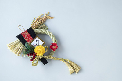 日本的新年花环
