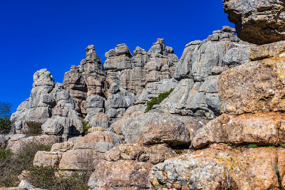 El Torcal de Antequera, Andalusia, Spain，在Antequer