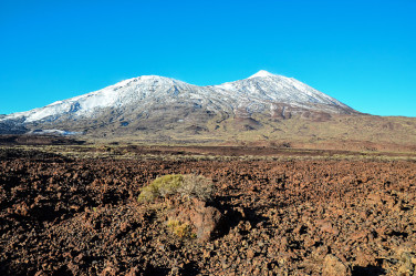 泰德火山国家公园的沙漠景观