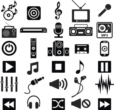 music icon set
