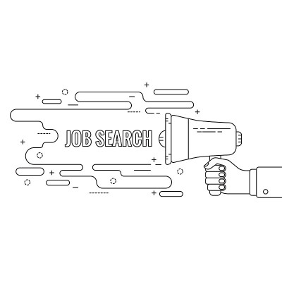 手拿着扩音器。