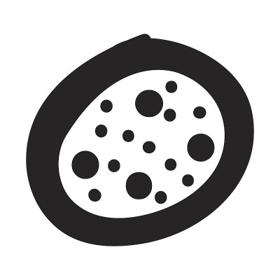 细菌细胞结构图标