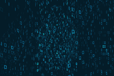 Digital binary code background