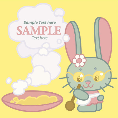 Cartoon_rabbit_cooking_porridge