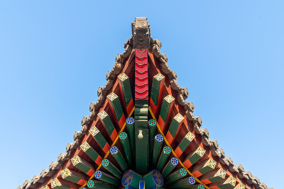 中国五台山的一座寺庙
