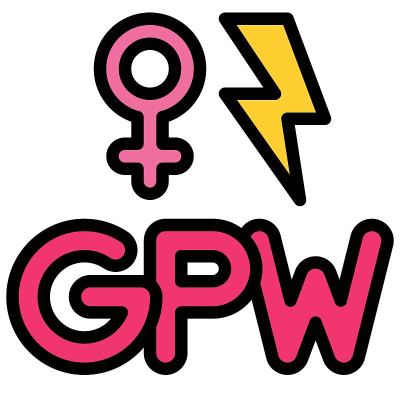 女孩力量的图标，女权主义相关的向量