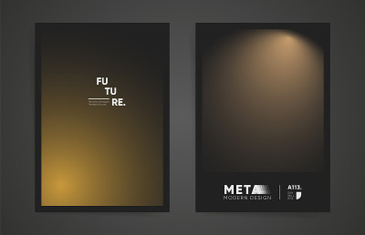 抽象黑色模糊梯度盖模板设计集海报，小册子，年度报告，报告。