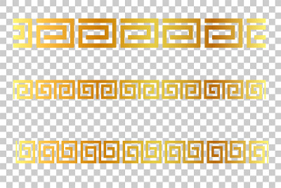 Golden Seamless Horizontal Line Frame for Certific
