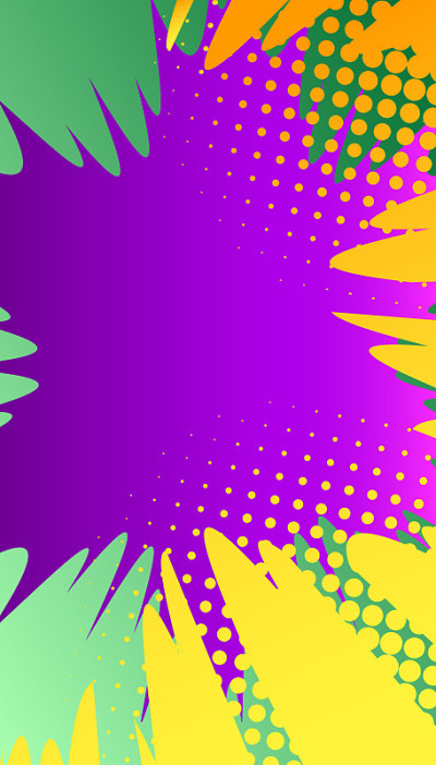 Comic book background with zoom effect.