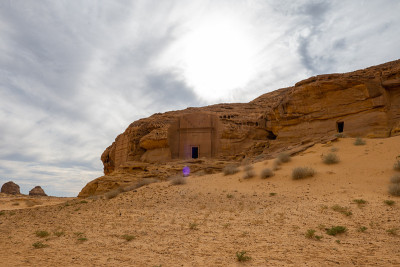 沙特阿拉伯Al Ula附近的Mada'in Saleh (Al- hijr & Hegra)考古遗址