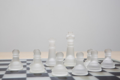 透明玻璃棋子