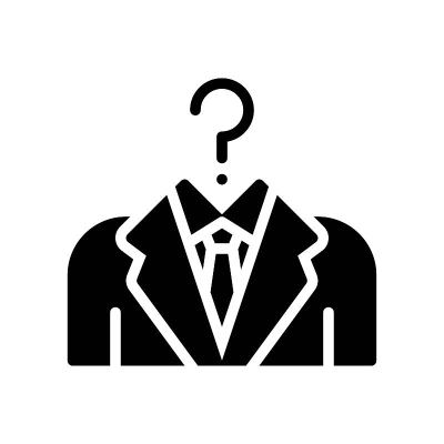 选举相关的服装或油漆cort与领带和衣架矢量在固体设计，