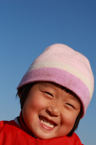 快乐的中国女孩