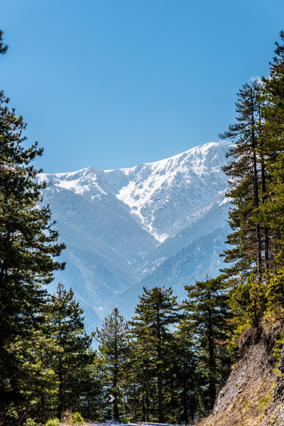 大自然的颜色奥林匹斯山