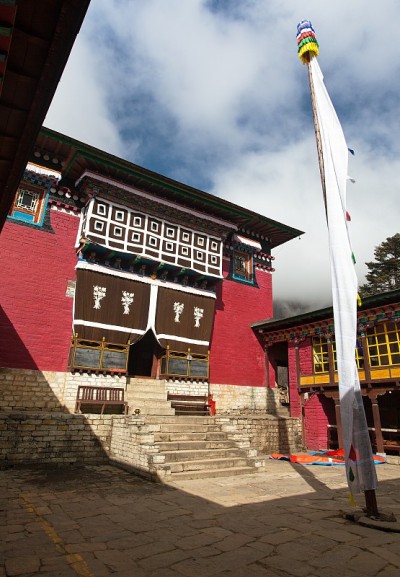 腾博寺昆布山谷尼泊尔喜马拉雅山