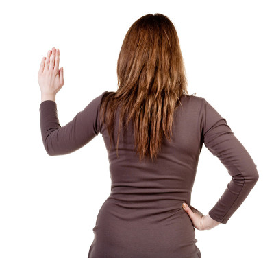 商务女人的服装压