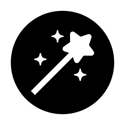 魔棒或魔棒图标
