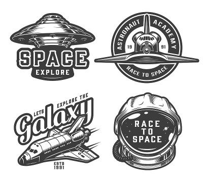 复古空间logo系列