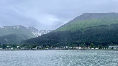 阿拉斯加苏厄德的山景