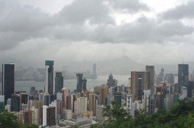 香港:夏雨的司徒拔道观景台