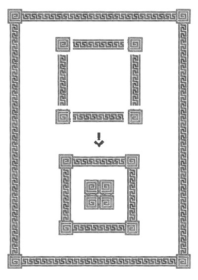 希腊框架与蜿蜒