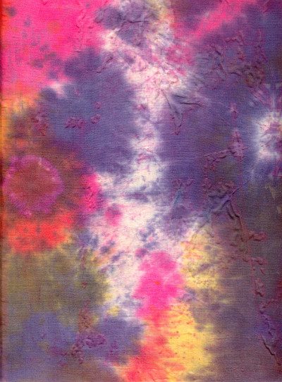 扎染的颜色