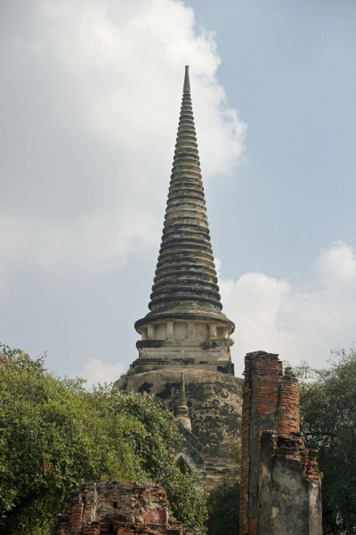 泰国大城府的佛寺寺