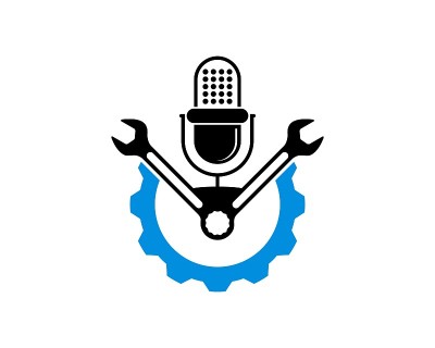 Gear and repair wrench with podcast microphone