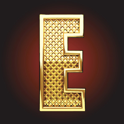 向量黄金字母E