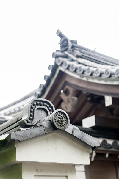 日本建筑的屋顶细节