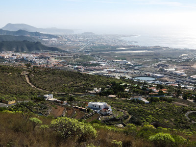 加那利群岛的山谷