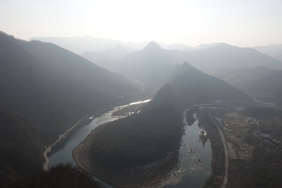 Jeongseon Gun ARII山skywalk 2018冬天