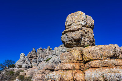 El Torcal de Antequera, Andalusia, Spain，在Antequer