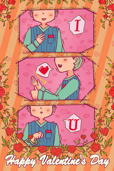 情人节快乐!