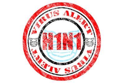 H1N1病毒警报概念