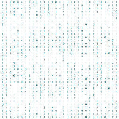 Background With Digits On Screen. binary code zero
