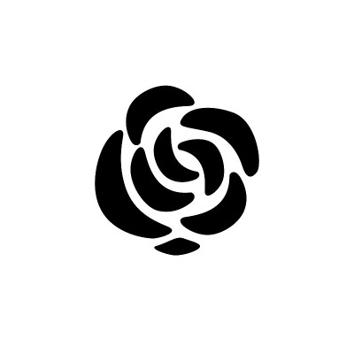 [玫瑰]花向量图标