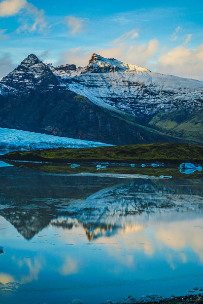 冰岛Fjallsárlón冰川湖