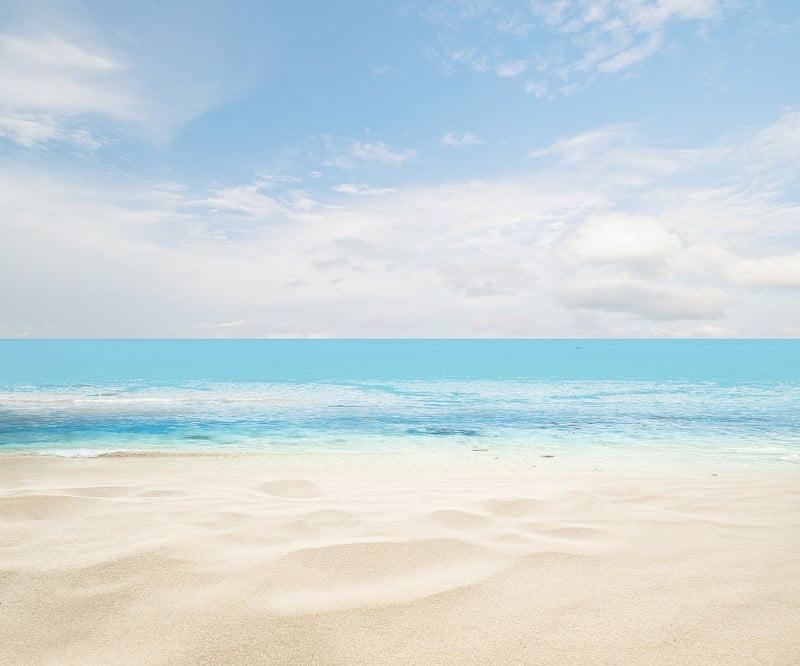 热带夏季海滩
