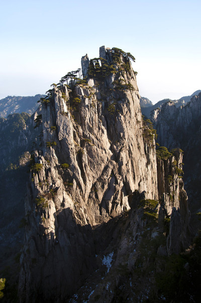 中国黄山石笋峰