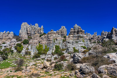 El Torcal de Antequera, Andalusia, Spain，在Antequer
