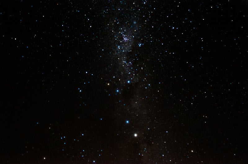 夜晚星空映象