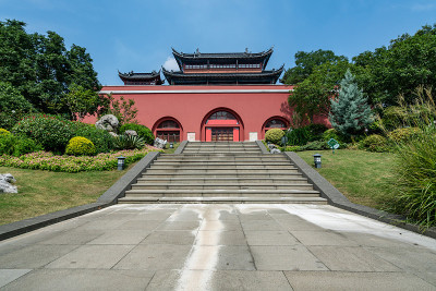 中国南京的古城塔