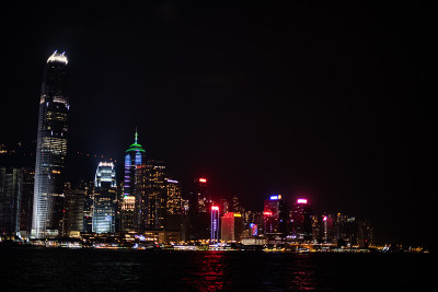 香港的夜景