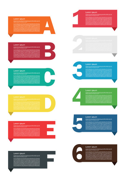 Infographic charts for planning